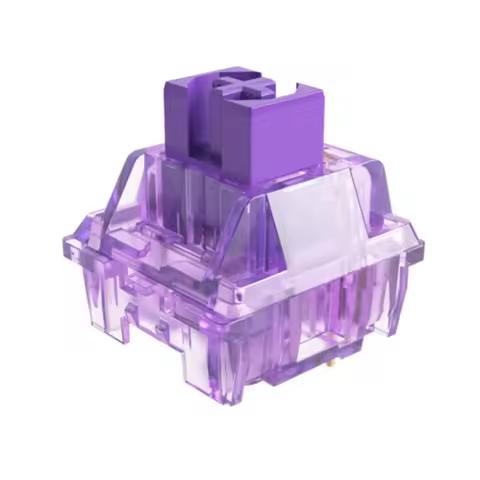 AKKO CS JELLY PURPLE V2 Switch POM Custom Mechanical Keyboard Gaming Switch Axle Seat DIY Hot Swap 5