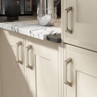Modern Simple Silver Cabinet Handle Kitchen Drawer Handle Cabinet Door Handle Zinc Alloy Cabinet Han