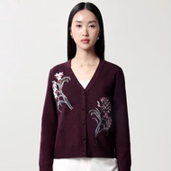 KUKAI | Rhode Cardigan - Knit Cardigan Wanita with Floral Embroidery Details ELEGAN