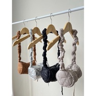 Carlin CRINKLE BAG- puffy BAG Women's Sling BAG puffy Drawstring BAG CARLYN CLOUDY BAG