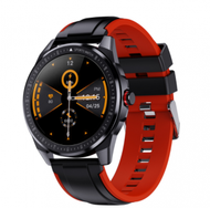 Others - SN88智慧手錶全圓全觸心率來電提醒計步IP68防水藍牙手環（紅色）