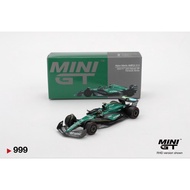 Mini GT 1/64 999 Aston Martin AMR24 #14 Fernando Alonso 2024 F1 2024 Bahrain GP （Box Version）