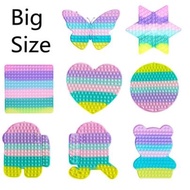 Can COD Jumbo Pop It Fidget Push Pop Bubble Macaron Color Tik Tok / TiktokToy