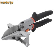 UMISTY Miter Shears, High Carbon Steel 22.5-45Degrees Adjustable Trunking Multi Angel Scissors, Trim