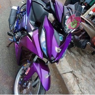 [COMBO] Sơn xịt Samurai màu Tím Candy Mờ (nền Bạc 124 + màu Tím TCY9014)