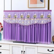 ✨In Stock✨TV Dust Cover Kain Penutup TV Lace fabric LCD TV cover Lace Cloth Anti-dust LCD TV 167 183