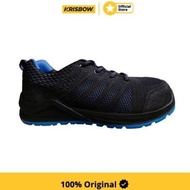 STOK TERBATAS KRISBOW SEPATU PENGAMAN AUXO UKURAN 42 - HITAM/BIRU KODE