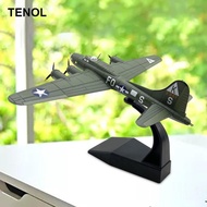 [TENOL] 1: 144 Alloy US B 17 Aircraft Model Realistic Miniature Professional Versatile