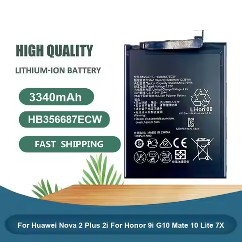 HB356687ECW Battery For Huawei Mate 10 Lite Mate10 lite/ G10 /Nova2i Nova 2i Nova2i 3i / Honor 9i 7X