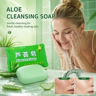 Moisturizing Aloe Vera Face Soap Bar Home Bath Cleansing Control Oil Soap C3U0