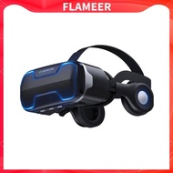 [FlameerMY] Phone VR Headset Comfortable Fit Mobile Phone Vr Viewer Lightweight Design Electronics A