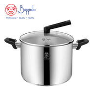 BUFFALO - 牛頭牌 WISE COOK II 304不銹鋼加厚底高身雙耳煲 24 x 17cm / 7.2L (35324H)