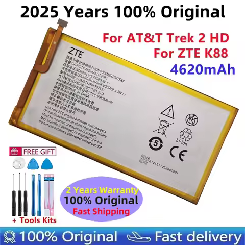 100% New Original High Quality 3.8V 4620mAh Li3846T43P6hF07632 For AT&T Trek 2 HD For ZTE K88 Batter