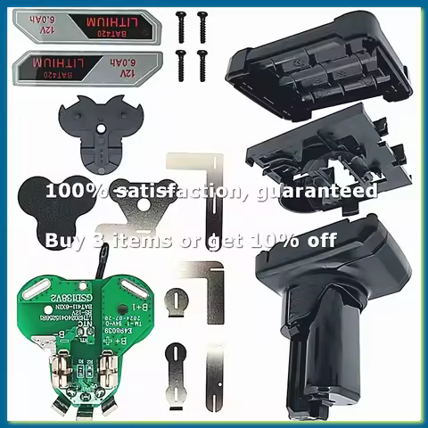 BAT411 BAT420 Li-Ion Battery Plastic Case PCB Charging Protection Board Box for 10.8V 12V BAT412A BA