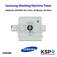 Samsung Washing Machine Timer Model No. DXT35SF-104, 3 Pins, 35 Minutes, No Wires, Washing Machine Spare Parts