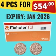 Maltofer Fol Chewable Tablet 30s 100mg Iron Supplement and Folic Acid (Vitamin B9)