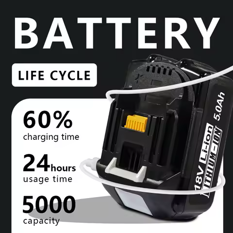 For Makita 18V Power Tools 4Ah 5Ah 3Ah-6Ah Battery Type-C charging port FOR Makita BL1830 BL1830B BL