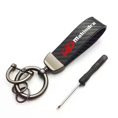 Car Keychain Pendant Horseshoe Buckle KeyRing Jewelry For Mahindra kuv100 xuv700 xuv300 tuv300 mahin