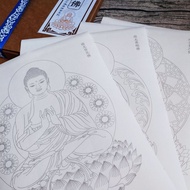 A3 Paint Page (88 Pages) New Edition 88 Pages Portracing Gold Picture Album Free Gold Pen 20 Cores A