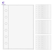 CORSAKI A7 Binder Pages, 6-Ring A7 Card Protector Sleeves,  Binder Refill