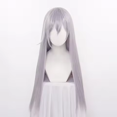 NEW Synthetic IDOLiSH7 Cosplay Wig Re:vale YUKI Long 65cm Silver Gray Mixed Halloween Party Play Rol