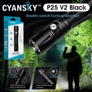 【錸特光電】CYANSKY P25 V2 3600流明 208米 強光戰術手電筒 CREE XHP70.3 P20iX