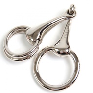 成色極佳 △愛馬仕銀質馬銜扣絲巾戒指，帶盒子和防塵袋，意大利製造，推薦女士佩戴◎