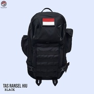 Tas Ransel Hiu Army / Tas Punggung Hiu / Ransel Backpack Hiu / Tas Gunung Tactical Army Hitam
