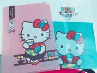 Hello Kitty chat day 呷茶A4L型文件夾(2入）