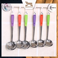 LH Stainless Steel Hotpot Ladle Hot Pot Strainer Scoops Hotpot Soup Ladle Slotted Spoon Steamboat Ladle