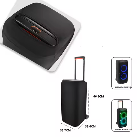 Audio Dust Cover for JBL Partybox 310/320 Outdoor Bluetooth-compatible Speaker Protective Cover Blac