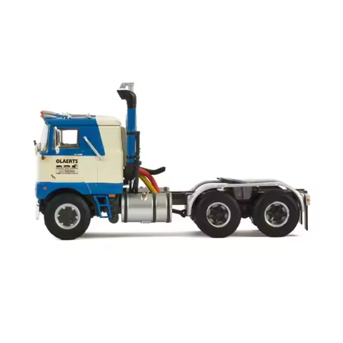 Mack F700 6x4 Truck Alloy 1:50 Scale Simulation Static Trailer Model Die-cast Ornament Collection Di