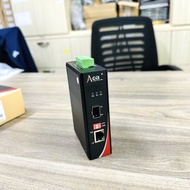 Bộ chuyển đổi quang công nghiệp 1x10/100/1000M POE sang quang 1 cổng GE Slot SFP DIN Rail Dual DC48-