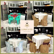 ◸ ❏ ▤ PLAIN Monoblock Chair Cover for URATEX & COFTA RUBY
