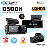 Dynavin D300X 2CH Dual Cam Car Recorder 2K HDR Dash Camere / Built-in Wifi & GPS / Parking Mode