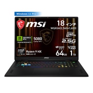 【最新Ryzen 9 HX&RTX 5080搭載・ウルトラハイスペック大画面】MSIゲーミングノートPC VectorA18HX メモリ64GB/SSD1TB/18インチ WQXGA 240Hz/Ry