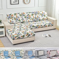 Stretch Printed Sofa Seat Cushion Cover Backrest Cover Protector For Couch Sofa Cover L Shape Chaselong Slipcovers