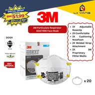 [Original] 3M™ 8210 N95 Particulate Disposable Respirator (20 Pcs/Box) / N95 Face Mask Sirim & DOSH 