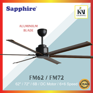 SAPPHIRE FM72 & FM62 ORB 72 Inch 62 Inch DC Motor With 6 Aluminium Blades Ceiling Fan / Huge Fan / R