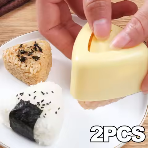 1/2Pcs Triangular Plastic Sushi Mold Onigiri Rice Ball Food Press Maker Japanese Bento Baby Rice Bal