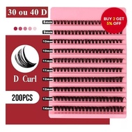 Volume Mix Cluster Lashes (30D/40D) –  DIY Eyelash Extensions (8-14mm)