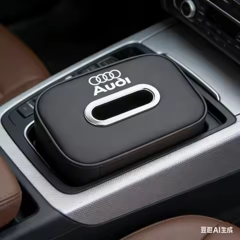Sunshade Seat Backrest Suspension Storage bag Car Tissue Box For Audi S line A3 8V Q2 Q6 B8 A4 A6 Q5
