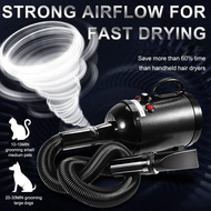 Pet Hair Dryer Dog Cat Grooming Stepless Speed 2800W - SH-168 - Black