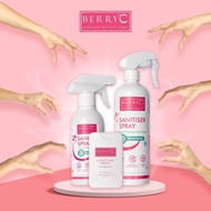BERRY C Sanitizer Spray 40ml/300ml/500ml 28 Days Protection (99.99% KILL CORONA VIRUS LAB TESTED)
