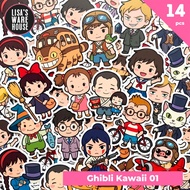 14 PCS Kawaii Ghibli Studio Stickers 01
