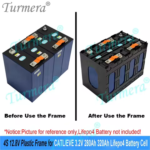 12V Battery Frame for CATL EVE Easy to install 280Ah 304Ah 320Ah 105Ah Lifepo4 Cells Flame-Retardant