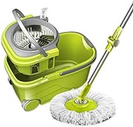 Suspended Separation Bucket Smart Mop with Wheels Spin Mop Clean Broom Head Cleaning Floors Window House Car Clean Tools Decoration