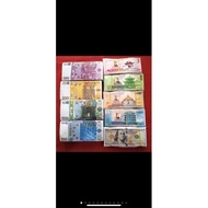 [COMBO] 10 USD Euro polymer-coated negative coins, beautiful banknotes