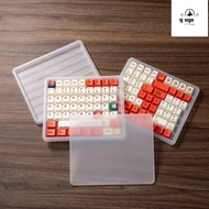 GOGOU Keycap Storage , Holds 145 Keys with Cover Dustproof Holder, Protector Stackable 3 Layer Stora