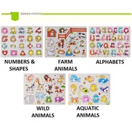 Wooden Puzzle for Toddlers – Develops Fine Motor Skills